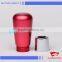 Raing Universal Fit Automatic Car Gear Shifter Shift Lever Knob Cover Red Aluminum