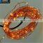 100 Leds 33 Ft Warm White copper wire string light