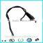 6ft 1.83m 5.5x2.1mm right angle plug to dc leads with bushing