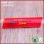Custom blue embossed clear color sleeve silicone label