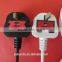 UK British Standard 3 prong power cord BS Power extension cord for home appliances