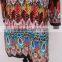 Ladies wear polyester satin fabric printed beautiful casual tunic blouse & kurtis summer wear