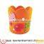 2016 custom orange smile hot drink felt coffee cup sleeve