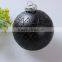 Black & Yellow Christmas Glass Ball, Clear Glass Christmas Ball Ornaments