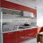 Chinese Red Glossy Modern Kitchen Cabinet Design