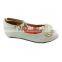 Canvas cute flower beautiful children flat shoes