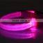 18-28cm Pet Dog Collar LED Nylon Light-up Flashing Leash Glow for Dogs