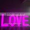Remote Control LED Acrylic Light Up Light Letters For Sign