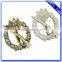 Factory made polished matte zinc alloy custom gold badge