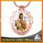 Best selling christian fancy gift custom-shaped printing jesus keychain