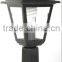 gate pillar light/palstic outdoor garden light/cheap gate standing light/CE,ROHScertificate classical