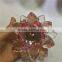 Beautiful Artificial Lotus Flower Crystal Glass Ornaments
