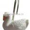 Lovely duck painted shower curtain hooks