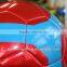 Inflatable machine sewn metallic shiny PVC soccer ball