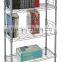 RH-HZM45-09016 four layers metal wire shelf Wire shelving rack book shelf 900*450*1600mm commodity shelf book rack