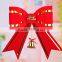 Modern style attractive style red christmas bows holiday decorations with good prices