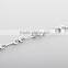 925 Sterling Silver Stone Chain Necklace Jewellery SNP029W