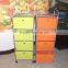 High Quality Non Woven Fabric Collecting 4 Drawers Cart with 4 Wheels