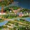 Sea Island rendering model of 3d architectural model