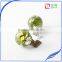 20mm handmade clear transparent natural dried adiantum pedatum resin ball with wish pendant jewelry for gifts