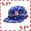 Cotton twill adjustable custsom 5 panel cap with embroidery