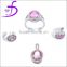 925 silver set factory wholesale fashion jewelry set zircon stone jewelry