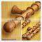 wooden curtain rod