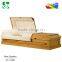 Trade Assurance simple velvet wood casket