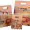 White/brown kraft paper bags wholesale/OEM kraft paper bag for gift packing