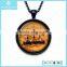 2015 Customised Black Plated Silver Charm Pendant
