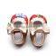 Newborn baby tassel todder shoes soft pu leather shoes