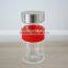 high borosilicate glass jar glass tank with stainless steel lid 300ml handmade glassware QM419