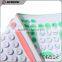 USB 103 keys color silicone rubber keyboard,round keycaps computer keyboard---JK103B
