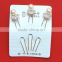 Qingdao Stainless Steel Snowflake Crystal Hair Pins Clips