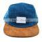 5 Panels Flat Brim Custom Corduroy Caps And Hats/Custom Corduroy 5 Panel Hat