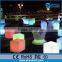 illuminated cube table and seat furniture,outdoor led plastic party chair
