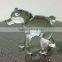 Tiny Crystal Hedgehogs/Porcupine Hand Blown Clear Glass Art Figurine Animal Collection Home Decor