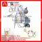 Portable cow goat milking machine with stainless steel double buckets