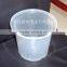 clear corner plastic flower pot