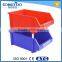 Shelf plastic storage bins customer size, various colors for choose plastic crate