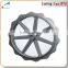 OEM custom foundry cast iron gate wheel