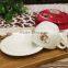 Haonai 400ml and 250ml ceramic coffee cup and saucer sets