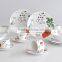 Porcelain Dinnerware Set, 16pcs /20pcs Set with Beautiful Flower Decal