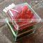 Special custom square flower paper box with preserve floral foam flower gift box