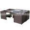 Most Hot Sale Rattan Outdoor furniture Set design Cube Sectional Sofa