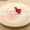 BSCI audit Natural Bamboo Fiber Tableware Round Plate