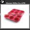 High Quality 12 Mini Round Silicone Muffin Pan