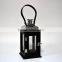 Wood Candle Lantern With Stainless Steel