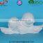 Glazed White Decorative Ceramic Angel Ornament for Gifts
