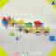 wholesale top sale multifunction pulling train toy stylish wooden pull train toys W05C008